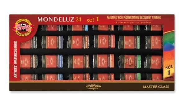 KohiNoor Mondeluz Master Class Taş 24 Renk Sulu Boya
