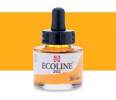Talens Ecoline 30 ml Deep Yellow 202 Sulu Boya