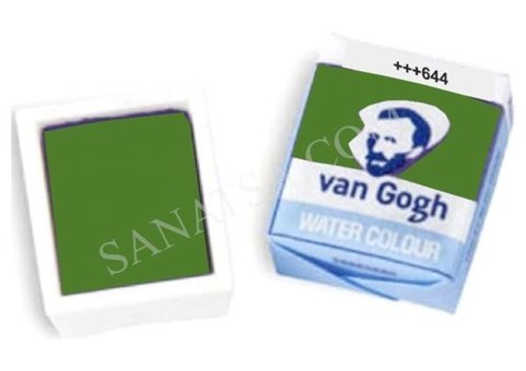 Talens Van Gogh 12 Tablet 644 Hooker Green Light Sulu Boya