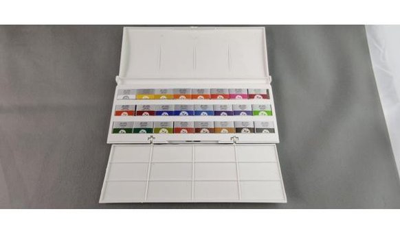 Afra Artists Water Colour Tablet 24'lü Tam Tablet Sulu Boya