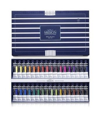 Mijello Mission White Class Pigment 15 ml x 34 Renk Sulu Boya