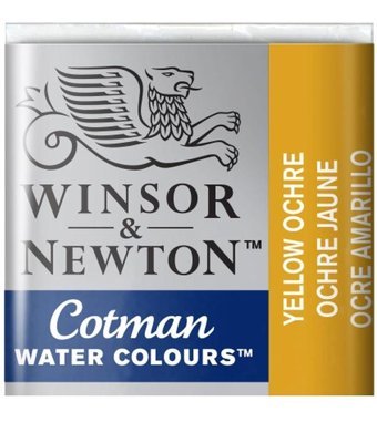 Winsor & Newton Cotman Yarım Tablet N 744 Yellow Ochre Sulu Boya