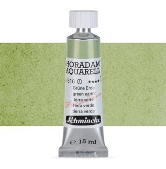 Schmincke Horadam Aquarell Tüp 15 ml Green Earth 51 Sulu Boya