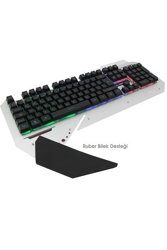 Rampage KB-R04 Türkçe Q Kablolu Siyah Yarı Mekanik Gaming Klavye