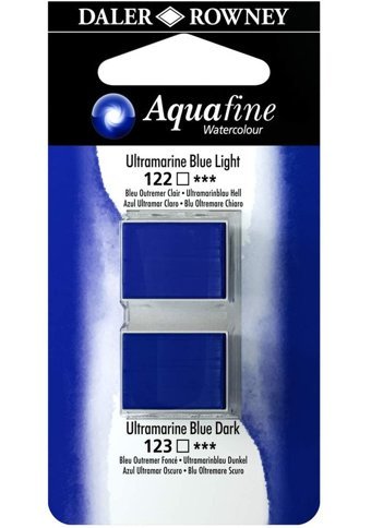 Daler Rowney Aquafine Tablet Light Blue Dark Blue Sulu Boya
