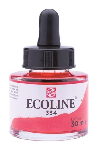 Talens Ecoline 30 ml Scarlet 334 Sulu Boya
