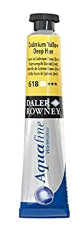 Daler Rowney Aquafine Tüp 8 ml 618 Cadmium Yellow Deep Sulu Boya