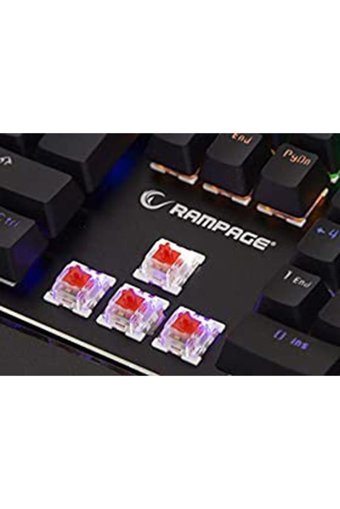 Rampage KB-R95 Türkçe Q RGB Kablolu Siyah Mekanik Gaming Klavye