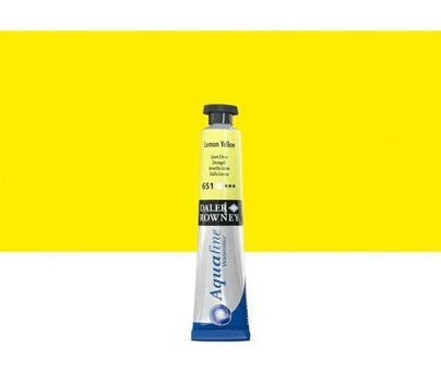 Daler Rowney Aquafine Tüp 8 ml N:651 Lemon Yellow Sulu Boya