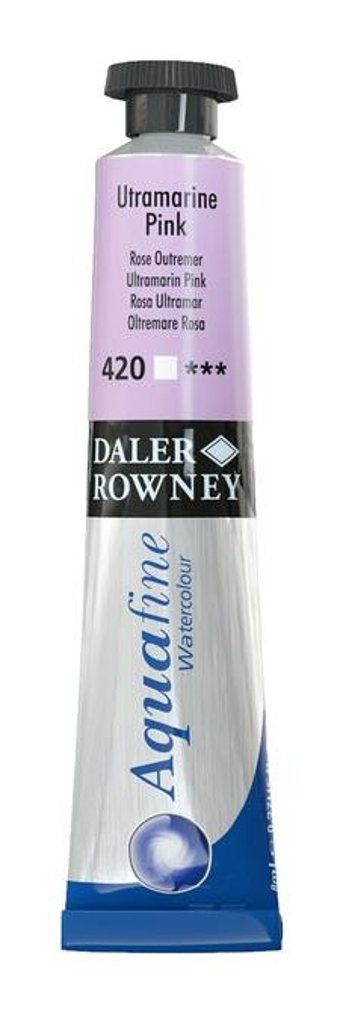 Daler Rowney Aquafine Tüp 8 ml 420 Ultramarine Pink Sulu Boya