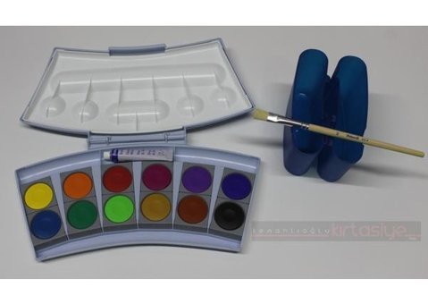 Pelikan Procolor 12 Buz Mavisi 12 Renk 12'li Sulu Boya