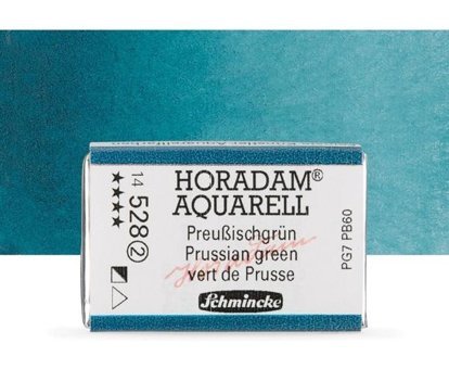 Schmincke Horadam Aquarell Tam Tablet Prussian Green 52 Sulu Boya