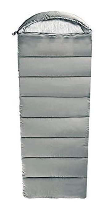Bangyi Polyester 4 Mevsim Kamp Tek Kişilik Yetişkin Uyku Tulumu Gri