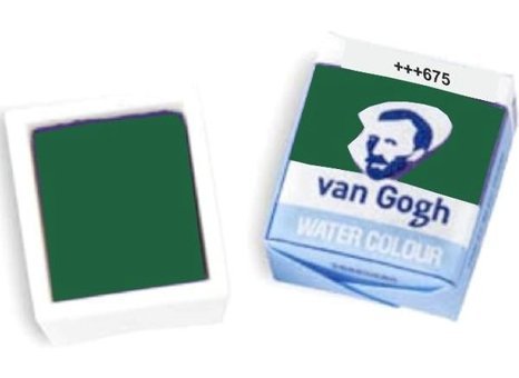 Talens Van Gogh 12 Tablet 675 Phthalo Green Sulu Boya