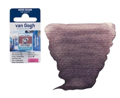Talens Van Gogh 12 Tablet 845 Interference Red Sulu Boya