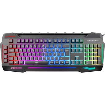 Rampage KB-R63 Türkçe Q RGB Kablolu Siyah Normal Gaming Klavye