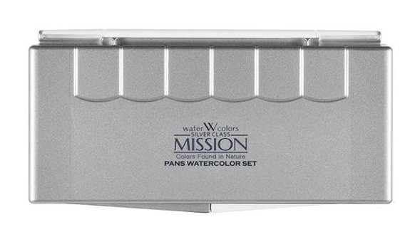 Mijello Mission Silver Class Tablet 12 Renk Sulu Boya