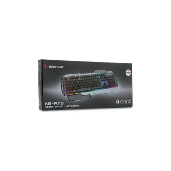 Rampage KB-R78 İngilizce Q Kablolu Gri Normal Gaming Klavye
