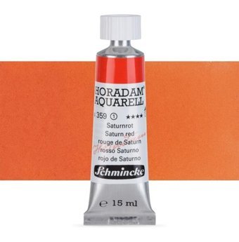 Schmincke Horadam Aquarell Tüp 15 ml Saturn Red 359 Sulu Boya
