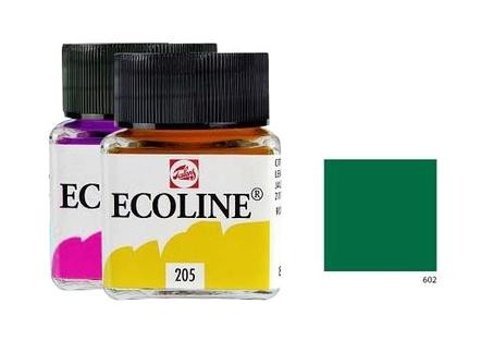 Talens Ecoline 30 ml Deep Green 602 Sulu Boya