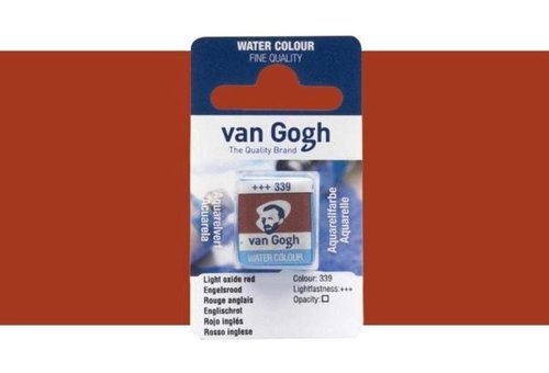 Van Gogh Light Oxide Red 339 Yarım Tablet Sulu Boya