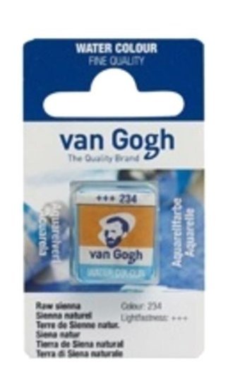 Talens Van Gogh 12 Tablet 234 Raw Sienna Sulu Boya