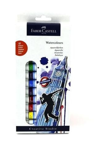 FaberCastell 12 Renk Tüp 12 ml Sulu Boya