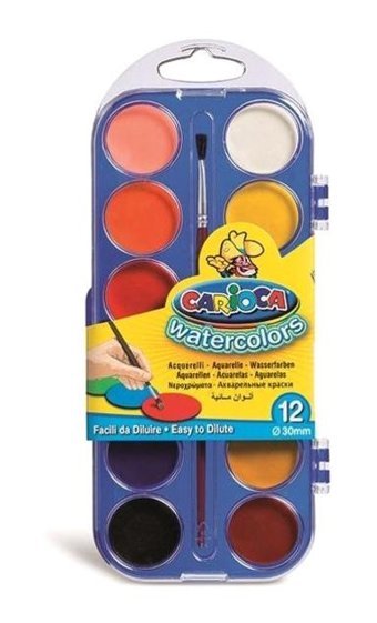 Carioca 12'li 30 mm Sulu Boya