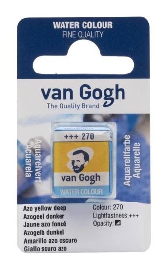 Talens Van Gogh Tablet 12 Azo Yellow Deep 270 Sulu Boya