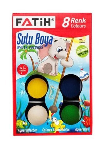 Fatih 8 Renk S8 Sulu Boya