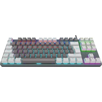 Rampage Snug K14 Türkçe Q RGB Kablolu Beyaz Mekanik Gaming Klavye