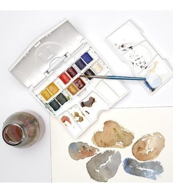 Winsor & Newton Cotman 12'li Sulu Boya
