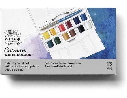 Winsor & Newton Cotman 12'li Sulu Boya