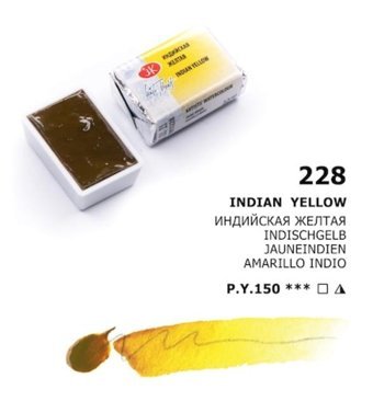St. Petersburg White Nights Tam Tablet Indıan Yellow Sulu Boya