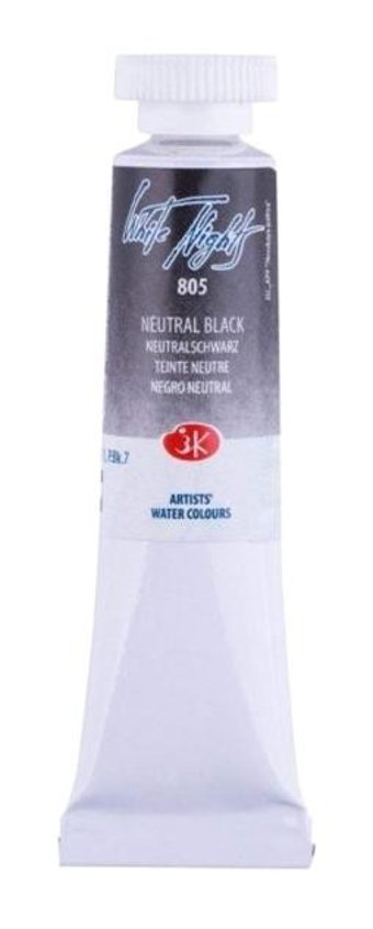 St.Petersburg Tüp 10 ml N: 805 Neutral Black Sulu Boya