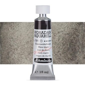 Schmincke Horadam Aquarell Tüp 15 ml Mars Black 791 Sulu Boya