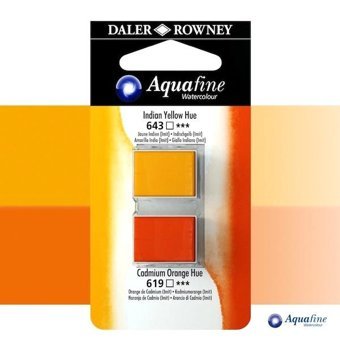 Daler Rowney Aquafine 2'li 643 Indian Yellow Sulu Boya