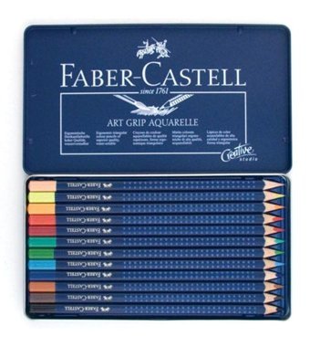 FaberCastell Creative Studio Art Grip Kuru Boya 12 Renk Sulu Boya
