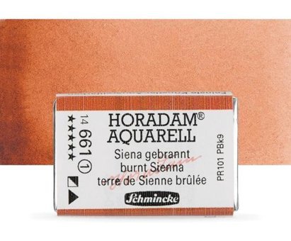Schmincke Horadam Aquarell Tam Tablet Burnt Sienna 661 Sulu Boya