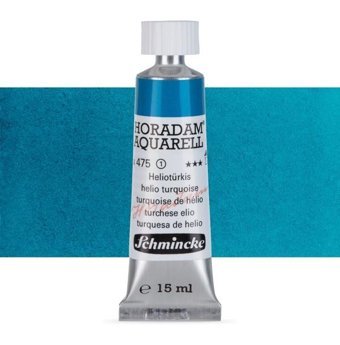 Schmincke Horadam Aquarell Tüp 15 ml Helio Turquois Sulu Boya