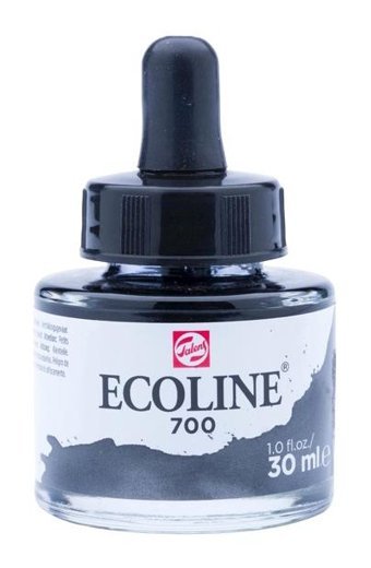 Talens Ecoline 700 Black Sulu Boya