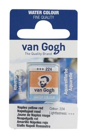 Talens Van Gogh 12 Tablet 224 Naples Yellow Red Sulu Boya