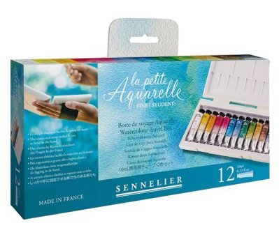 Sennelier Aquarelle 12 Renk Tüp 12x10 ml Sulu Boya