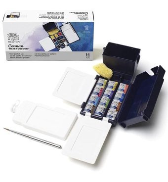 Winsor & Newton Cotman Field Box 12 Renk Sulu Boya