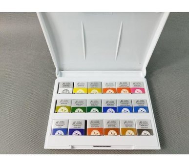 Afra Artists Water Colour Tablet 18'li Yarım Tablet Sulu Boya