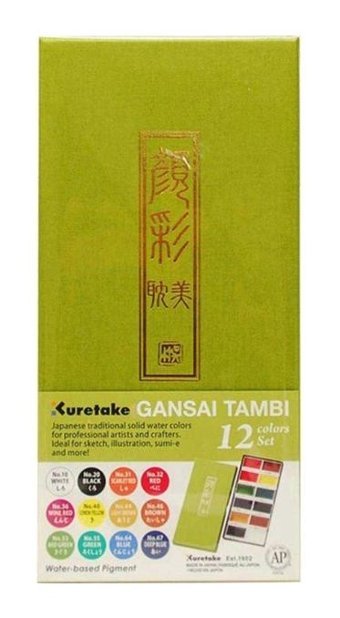 Zig Watercolour Gansai Tambi 12'li Sulu Boya