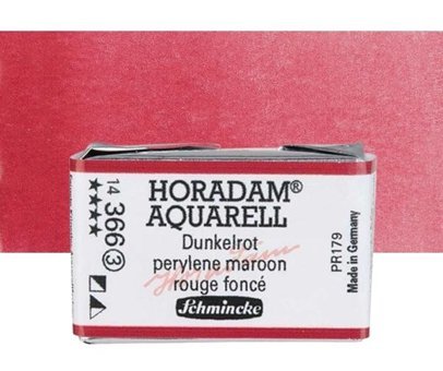 Schmincke Horadam Aquarell Tam Tablet Deep Red 366 S.3 Sulu Boya