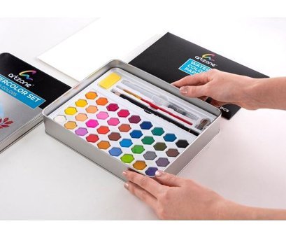 Artzone 36 Renk Kağıt Ve Aksesuar Sulu Boya