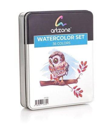 Artzone 36 Renk Kağıt Ve Aksesuar Sulu Boya