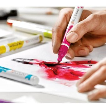 Talens Ecoline Brush Pen 5'li Yeşil Tonlar Sulu Boya